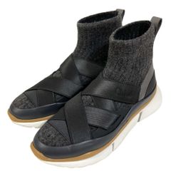 Chloe SONNIE ソックススニーカー ブラック×グレー - メルカリ