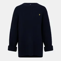 ライルアンドスコット メンズ アウター ニット・セーター Lyle and Scott Stitch Jumper Dark Navy ネイビーのサムネイル