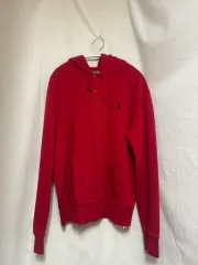ポロ レッド フールプルオーバー Lサイズ