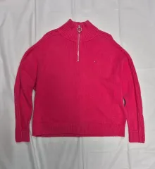 トミー ハーフジップアップ ニット