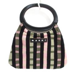 ⭐️美品】 MARNI トートバッグ チューリップ カーキ ボルドー