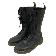 美品 DR. MARTENS ドクターマーチン 14ホール ブーツ 9733 サイズUK4 約23cm ブラック レディース 古着 中古 USED
