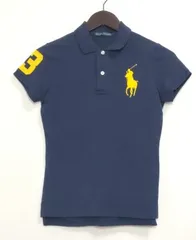【227960】RALPH LAUREN ラルフローレン  ビッグポニー　キッズ　半袖ポロシャツ  ・ ネイビー
