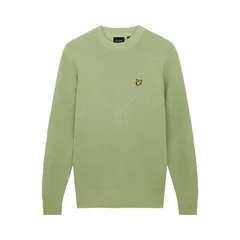 ライルアンドスコット メンズ アウター パーカー・スウェット ニット Lyle and Scott Lyle Chevron Knit Sn99 Glencoe Green グリーンのサムネイル