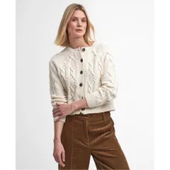 バブアー レディース アウター ニット・セーター カーディガン Barbour Lorelei Cardigan Ecru エクリュのサムネイル