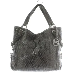マイケルマイケルコース Michael michael kors トートバッグ ハンド ショルダー 2WAY レザー パイソン柄 グレー /XZ ■GY11