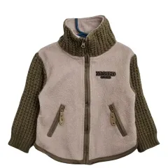 M S H D ベージュ キッズ フリース ジップアップ 90 ユア フリース ジップアップ ジャケット