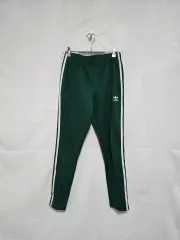 アディダス 弱起毛 トレーニング パンツ グリーン レディース 28-30インチ 0211