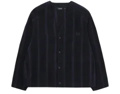 ユニクロ x ニードルズ フリース オーバーサイズ カーディガン ブラック - KR XL