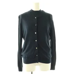 ポールスミス PAUL SMITH シルク混 レイヤード アンサンブルニット カーディガン ニット 長袖 カットソー 半袖 M 紺 /NR ■OS
