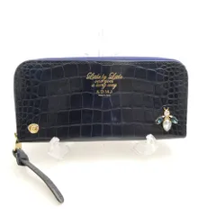 ADMJ エーディーエムジェイ THE Bee 蜂 財布 レザー クロコ型押し ラウンドジップウォレット レディース AU4257 のサムネイル