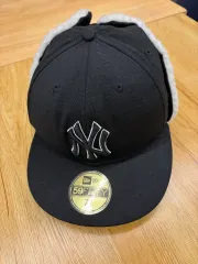 ニューエラ 59FIFTY イヤーマフキャップ ブラック 7 1/2 59 6cm