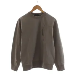 セオリー Theory TECH TERRY LB COLTS CREW スウェット トレーナー 長袖 S ベージュ 1301004 /AN50