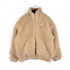 (S) NIKE ウィメンズ NSW スウッシュ PLUSH ジャケット ヘンプ