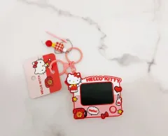 正規品 ハローキティ LCD 칠판 メモ キーホルダー (新品)