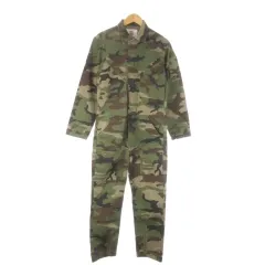 シュプリーム SUPREME FLIGHT SUIT つなぎ オールインワン シャツ 長袖 カモフラ 迷彩柄 S 緑 カーキ /AO6 ■GY18のサムネイル