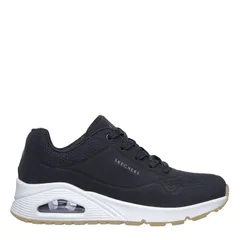 スケッチャーズ レディース シューズ スニーカー Skechers UNO Stand On Air Trainers Womens BlackWhite ホワイト