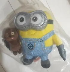 ユニバーサル・スタジオ・ミニオンズ チーム&ボブ マスコットキーホルダーぬいぐるみ