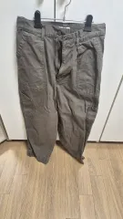 ユニクロ U ワイ​​ドフィット ベイカー パンツ オリーブ 76サイズ