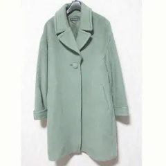 美品 VIVIENNE TAM ヴィヴィアンタム シャギーコート グリーン レディース 古着 中古 USEDのサムネイル