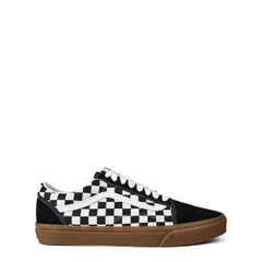 バンズ メンズ シューズ スニーカー Vans Old Skool canvas low top Mens Chekr Blk