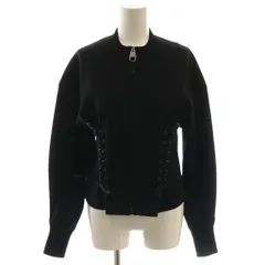 クロエ CHLOE レースアップ ニットジャケット ブルゾン XS ブラック /DF ■GY57のサムネイル