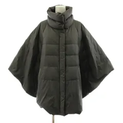 ナノユニバース nano universe NISHIKAWA DOWN 西川ダウン スタンドポンチョダウン ジップアップ ナイロン F グレー 6690214011 /KU ■ECE003