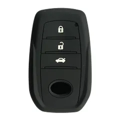 【フォロー割】ミライなど専用設計 ヤリスクロス/ハイラックス/ランドクルーザー/トヨタ / アクセサリー 80系（2020～） 新型ハリアー パーツ スマートキーケース シリコン製 傷防止キーカバー トヨタ専用設計 [Kinotaka]