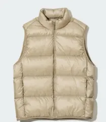 ユニクロ ウルトラライトダウンベスト ベージュ L