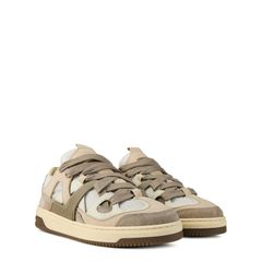 リプレゼント メンズ シューズ スニーカー Represent Mens Panelled Canvas Chunky Sneakers Wash TaupeCash トープ