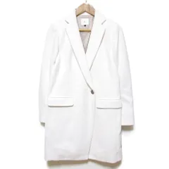 新品同様 Sov. Double standard clothing ソブ ダブルスタンダードクロージング チェスターコート ハーフコート 36 オフホワイト レディース 古着 中古 USEDのサムネイル