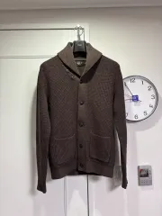 RRL(ダブルアールエル) ショールカラー カーディガン ブラウン (M)