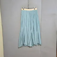 マイン 自然なシャーリング ロング丈スカート n2803
