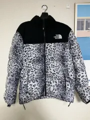 XL THE NORTH FACE ザノースフェイス ホワイトラベル レオパード ヌプシ