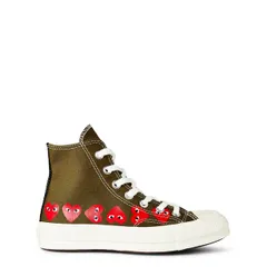 【送料無料】 コム・デ・ギャルソン レディース パンプス シューズ Multi Heart High Top Khakiのサムネイル