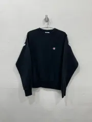 チャンピオン BIG バックロゴ ブラック スウェット