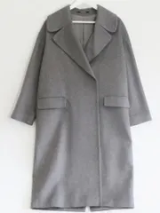 【224398】TAGLIATORE タリアトーレ  カシミア100　ロングコート  ・42 グレーのサムネイル