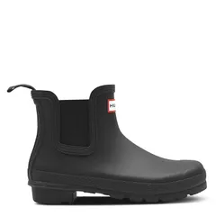 ハンター レディース シューズ ブーツ・レインブーツ チェルシー アンクル ブーツ Hunter Original Chelsea Ankle Boots Black ブラック