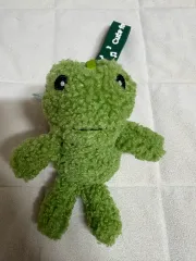 かわいい緑のカエル ぬいぐるみ