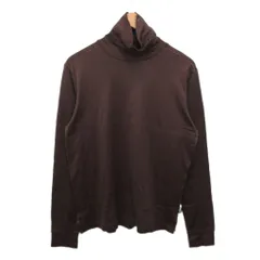ヒューゴボス HUGO BOSS カットソー Tシャツ ハイネック 長袖 茶 ブラウン 約M ■IBO90のサムネイル