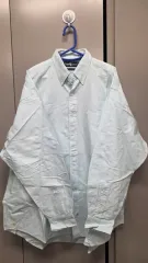 ポロ ラルフローレン ストライプ BIG Oxford シャツ スカイブルー イエロー ポニー