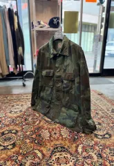 ヴィンテージ ミリタリー オリジナル ミリタリー BDU シャツ L XL (594)