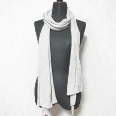 美品 evam eva vie エヴァムエヴァ supima relax stole コットンストール V002G038 グレー系 レディース 古着 中古 USEDのサムネイル