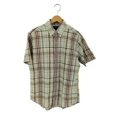 ラルフローレン RALPH LAUREN CUSTOM FIT ボタンダウン チェック半袖シャツ メンズ  M