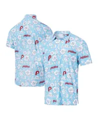 レインスプーナー メンズ トップス ポロシャツ Reyn Spooner Mens Light Blue Philadelphia Phillies Cooperstown Collection Peのサムネイル