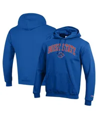 チャンピオン メンズ アウター パーカー・スウェット ロゴ フリース Champion Mens Royal Boise State Broncos Arched Logo Fleece Pullover Hoodie Royal