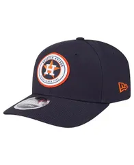 ニューエラ メンズ アクセサリー 帽子 New Era Mens Navy Houston Astros Circle Patch 9SEVENTY StretchSnap Hat Navy ネイビー