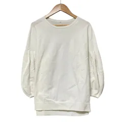 美品 IENA イエナ パフスリーブニット カットソー ホワイト レディース 古着 中古 USED