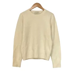 美品 UNITED ARROWS ユナイテッドアローズ カシミヤブレンド ウール ニットセーター オフホワイト レディース 古着 中古 USED