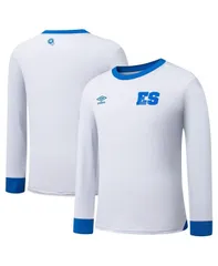 アンブロ メンズ トップス シャツ ジャージー Umbro Mens White El Salvador National Team 2025 Away Replica Long Sleeve Jerのサムネイル